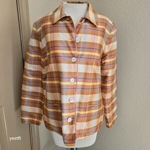 Harris Wallace New York silk blazer 10